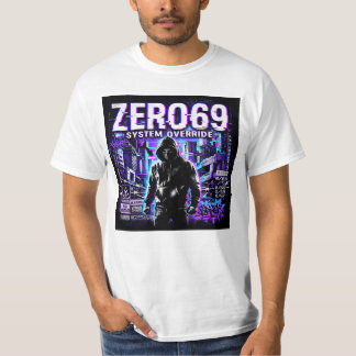 ZERO69 システム障害 – 都市戦争 Tシャツ