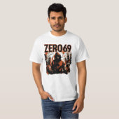 ZERO69 — フードを被ったアウトキャスト Tシャツ (正面フル)