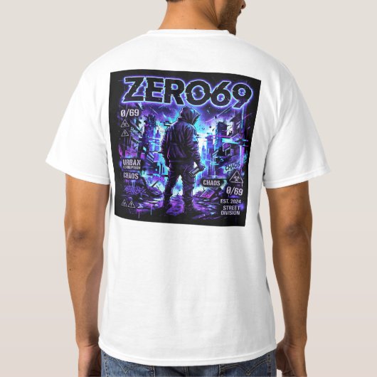 ZERO69 Chaos Division - Urban Corruption Tシャツ (裏面)