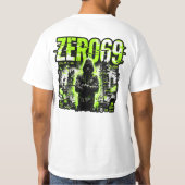 ZERO69 Glitch Division – カオスプロトコル サイバー・パンク Tシャツ (裏面)