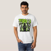 ZERO69 Glitch Division – カオスプロトコル サイバー・パンク Tシャツ (正面フル)