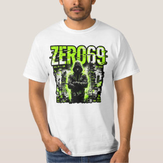 ZERO69 Glitch Division – カオスプロトコル サイバー・パンク Tシャツ