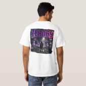 ZERO69 Glitch Division – ダークネットアクセス サイバーパンク Tシャツ (裏面フル)