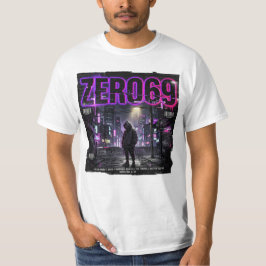 ZERO69 Glitch Division – ダークネットアクセス サイバーパンク Tシャツ