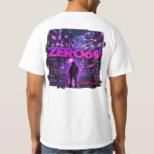 ZERO69 Glitch Division - ミッドナイトプロトコル Tシャツ (裏面)