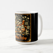 Zero Adulting Today - Anti-Responsibility Humor コーヒーマグカップ (正面右)