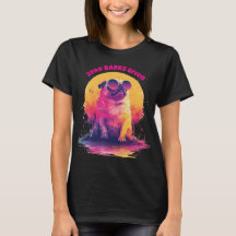 Zero Barks Given | 面白いレトロパグTシャツ