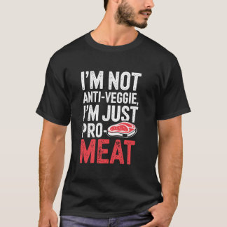 Zero Carb All Meat Diet Funny BBQ Tシャツ