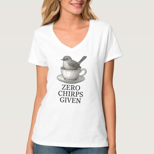 Zero Chirps Given Tシャツ (正面)