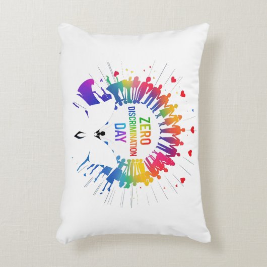 Zero Discrimination Day  アクセントクッション (正面(垂直))