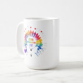 Zero Discrimination Day  コーヒーマグカップ (正面左)