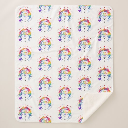 Zero Discrimination Day  シェルパブランケット (正面)