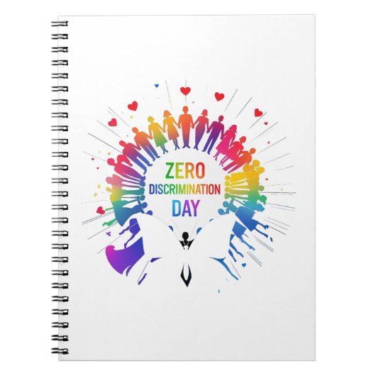 Zero Discrimination Day ノートブック (正面)
