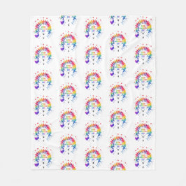 Zero Discrimination Day フリースブランケット