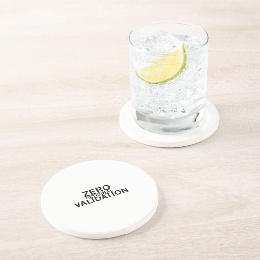 Zero External Validation Absorbent Sandstone  コースター (側面)