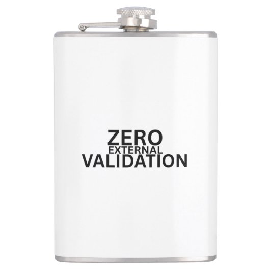 Zero External Validation Modern フラスク (正面)