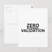 Zero External Validation Professional ポストカード (正面/裏面)