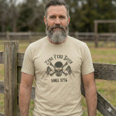 Zero F*cks Given Since 1776, Skull T-Shirt Tシャツ