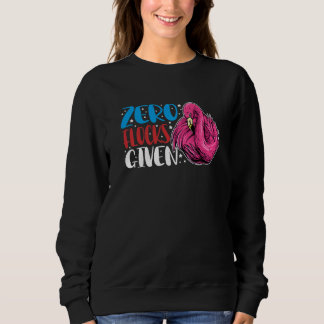 Zero Flocks Given  Animal  Flamingo For Men Women  スウェットシャツ
