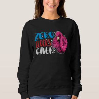 Zero Flocks Given  Animal  Flamingo For Men Women スウェットシャツ