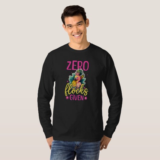 Zero Flocks Given Flamingo Ananas Tシャツ (正面フル)