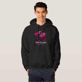 Zero Flocks Given Hoodie – Funny Flamingo Gift パーカ