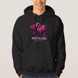 Zero Flocks Given Hoodie – Funny Flamingo Gift パーカ