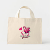 Zero Flocks Given Tote Bag – Bold Flamingo Attitud ミニトートバッグ (正面)