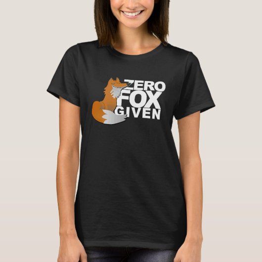 Zero Fox Given Fox Gag Tシャツ (正面)