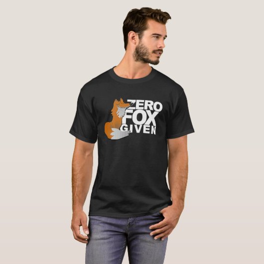 Zero Fox Given  Fox  Gag Tシャツ (正面フル)