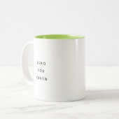 Zero Fox Given Office Humor Two-Tone Mug ツートーンマグカップ (正面左)