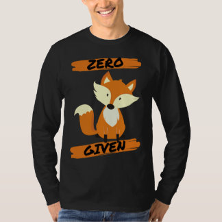 Zero Fox Given  Pun Tシャツ