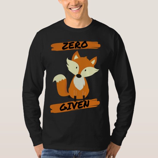 Zero Fox Given  Pun Tシャツ (正面)