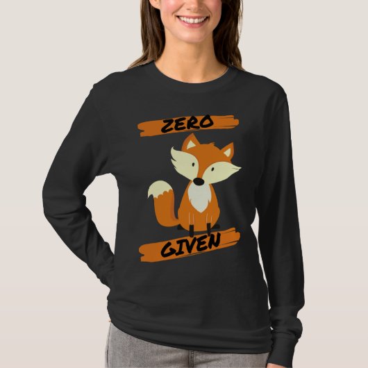 Zero Fox Given  Pun Tシャツ (正面)