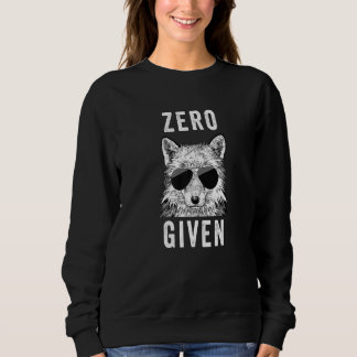 Zero Fox Given Sarcastic Fox Pun スウェットシャツ