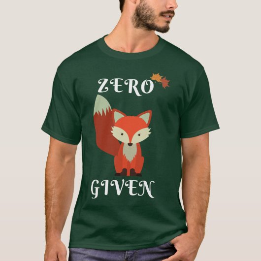 Zero Fox Given Tシャツ (正面)