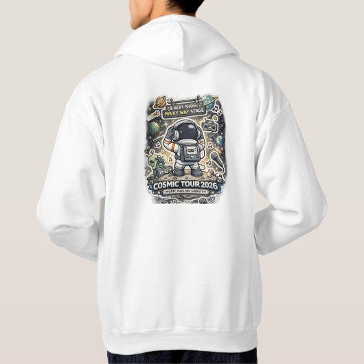 Zero Gravity Beats パーカ (裏面)