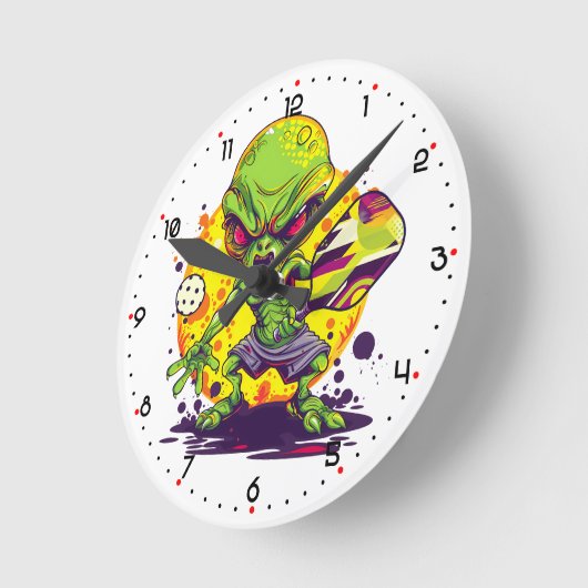Zero Gravity Dink Beast Pickleball  ラウンド壁時計 (傾斜)