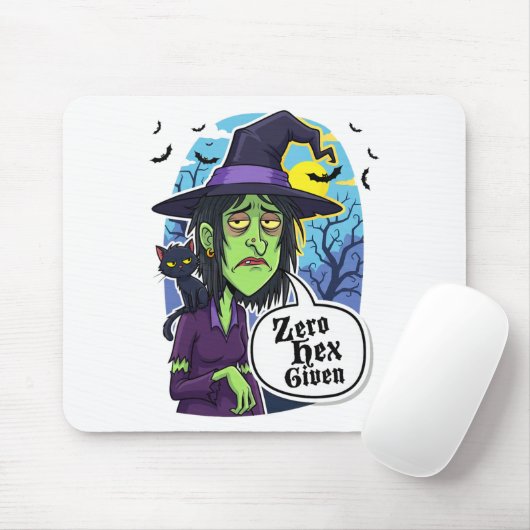 Zero Hex Given Funny Witch Halloween Costume Tee  マウスパッド (マウス)