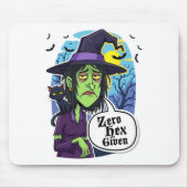 Zero Hex Given Funny Witch Halloween Costume Tee  マウスパッド (正面)