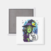 Zero Hex Given Funny Witch Halloween Costume Tee  マグネット (正面/裏面)