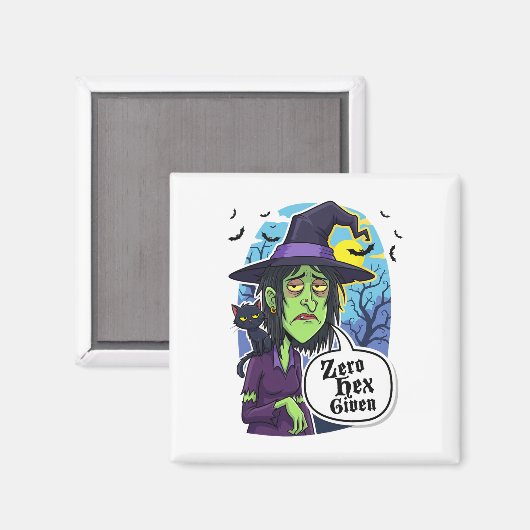 Zero Hex Given Funny Witch Halloween Costume Tee  マグネット (正面/裏面)