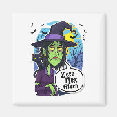 Zero Hex Given Funny Witch Halloween Costume Tee  マグネット (正面)