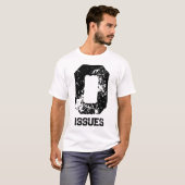 Zero issuesステートメント tシャツ (正面フル)
