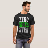 ZERO LUCKS GIVEN グラフィック Tシャツ (正面フル)