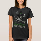 zero lucks given Saint Patrick Day Tシャツ (正面)