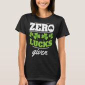 Zero lucks given Shamrock C leaf Tシャツ (正面)
