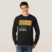 Zero Lucks Given St Patrick s Day St Paddys Day  2 Tシャツ (正面フル)