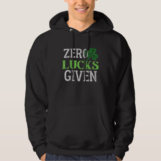Zero Lucks Given   Vintage St Patrick's Day Raglan パーカ