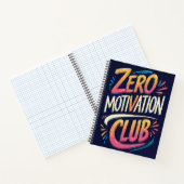 Zero Motivation Club Notebook ノートブック (内部)